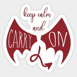 Keep Calm Sticker